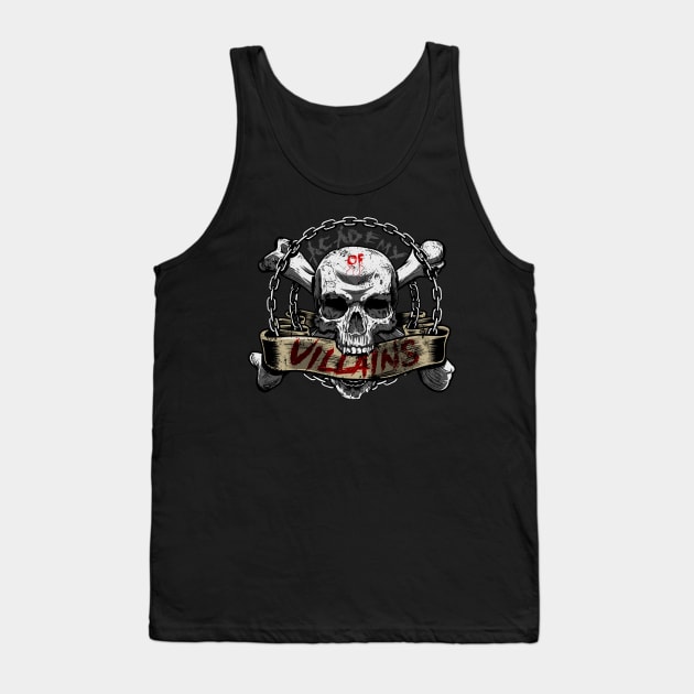 Academy of Villains Tank Top by felipebatista